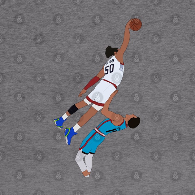 Aaron Gordon Poster Dunk by whelmd